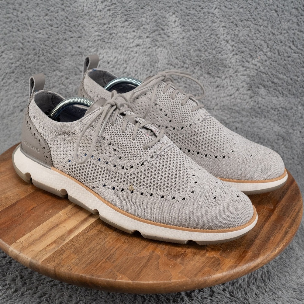Cole Haan Generation Zerogrand Stitchlite Gray Knit Sneaker C35371 Men's 10.5 M